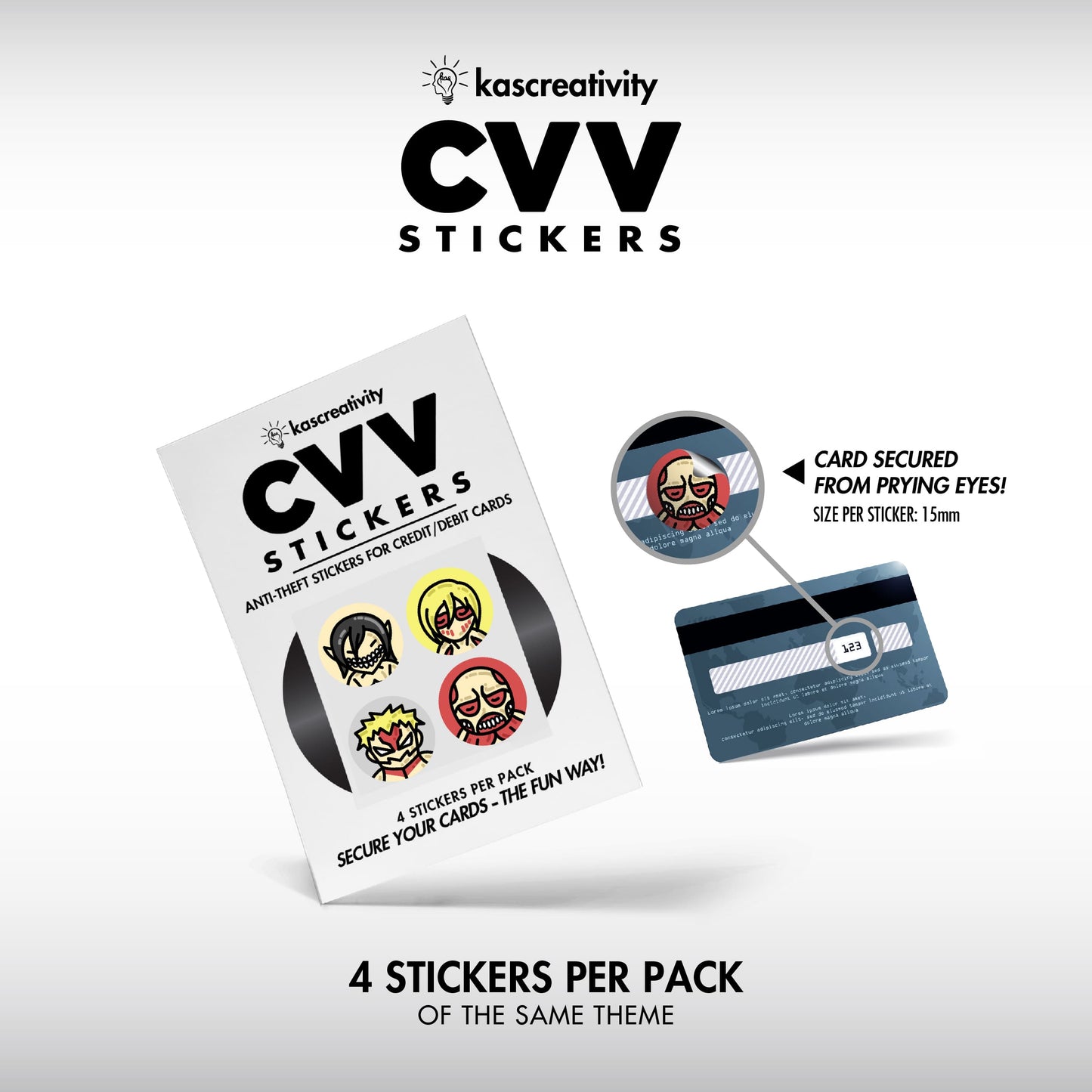 Anime Collection - CVV Stickers