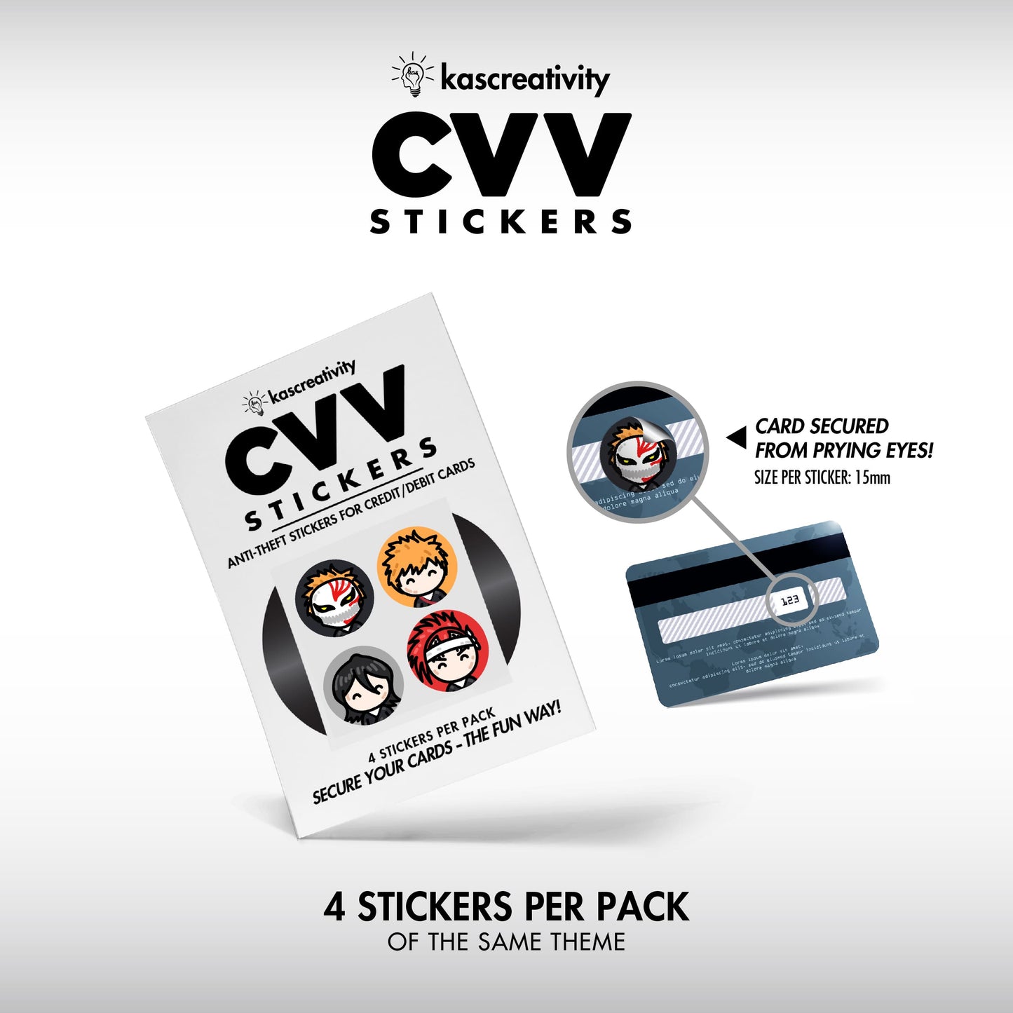 Anime Collection - CVV Stickers