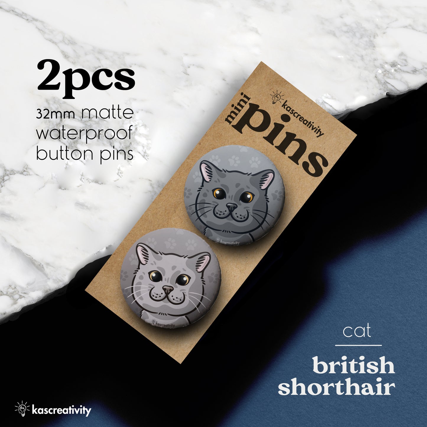 Dogs & Cats Mini Button Pins