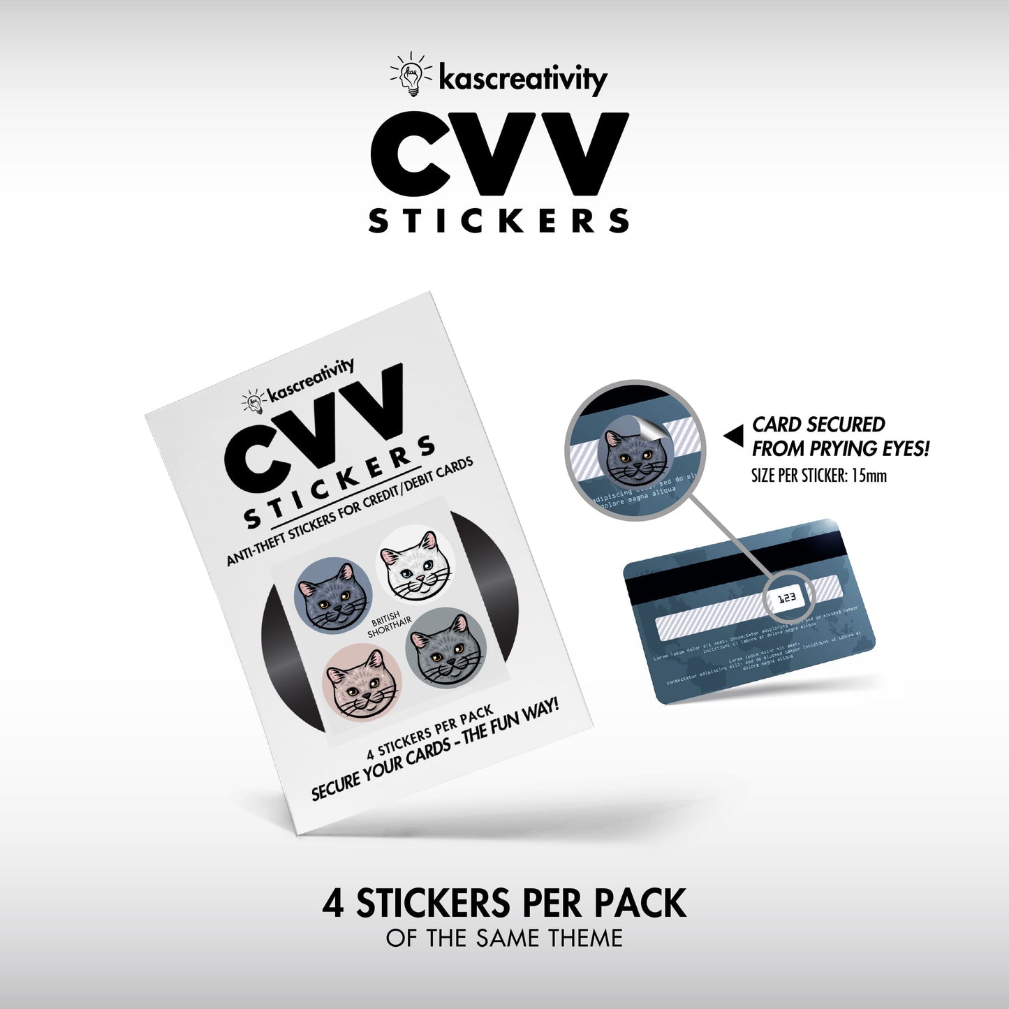 Cats Collection - CVV Stickers