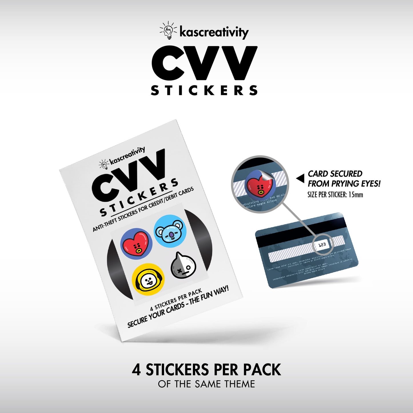 K-Pop Collection - CVV Stickers