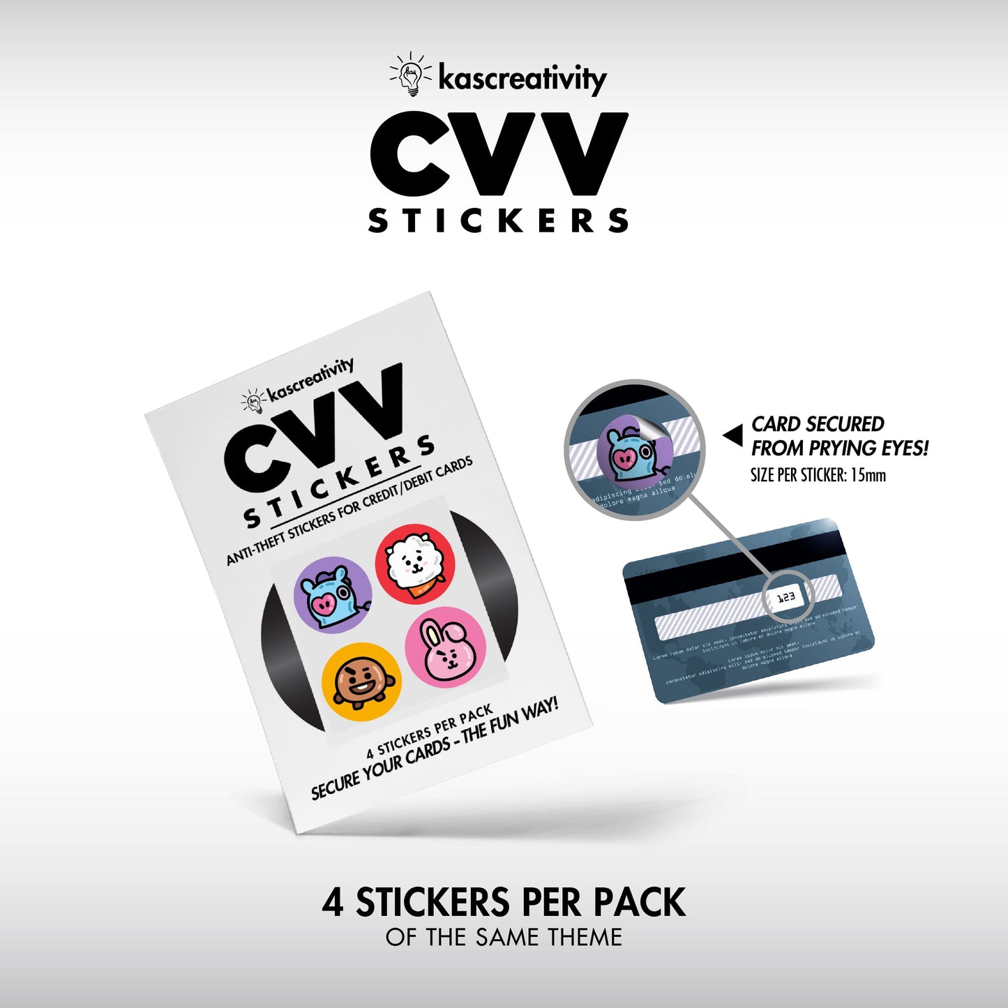 K-Pop Collection - CVV Stickers