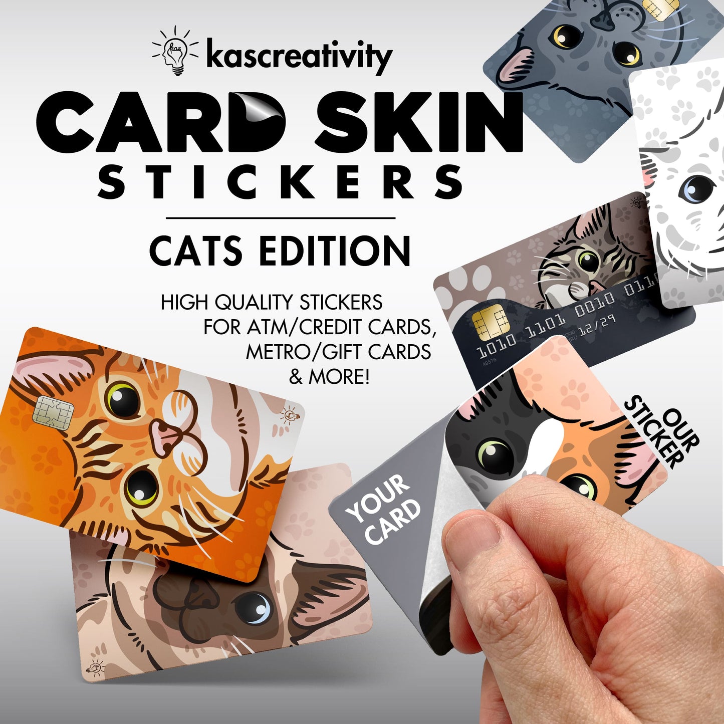 Cats Collection - Card Skin Stickers