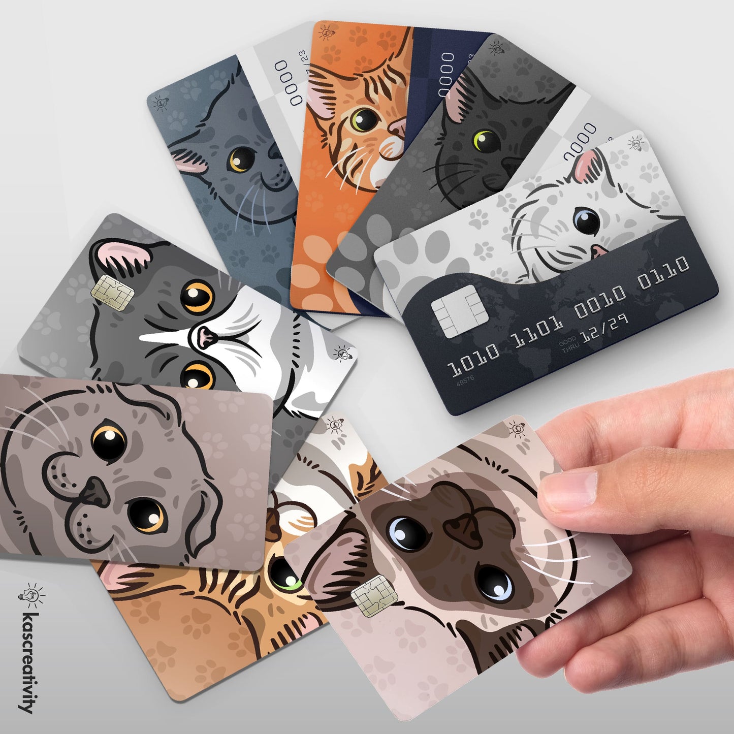 Cats Collection - Card Skin Stickers