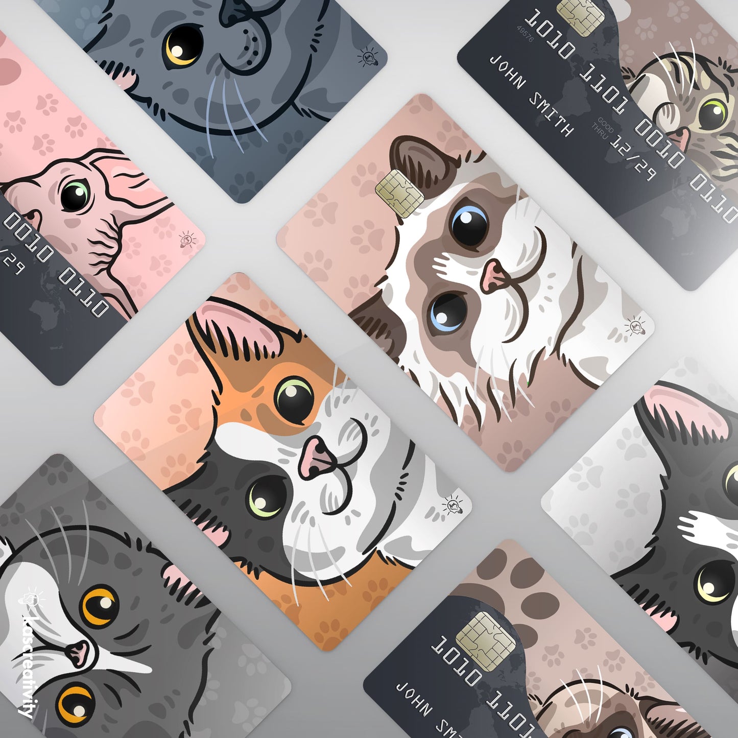 Cats Collection - Card Skin Stickers