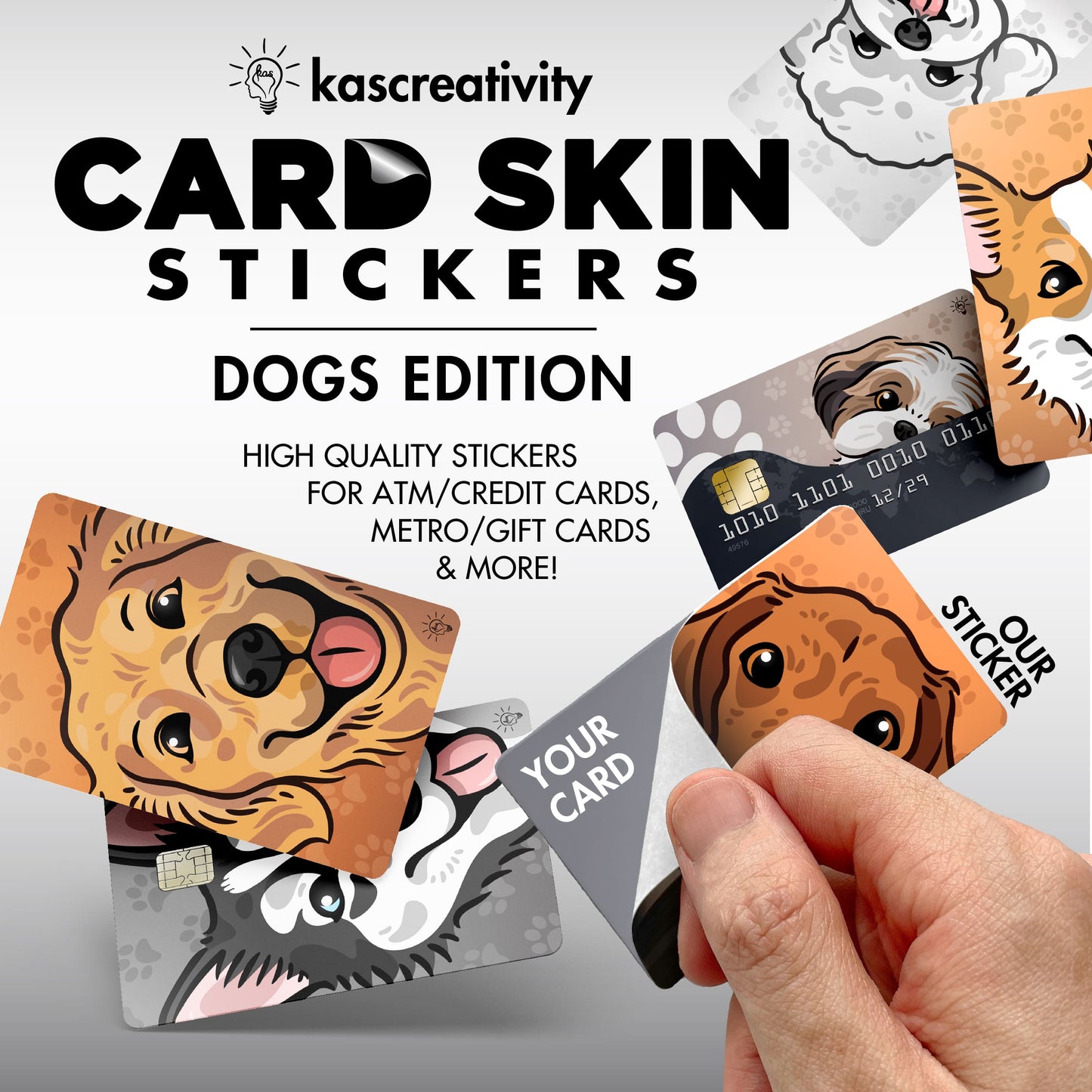 Dogs Collection - Card Skin Stickers