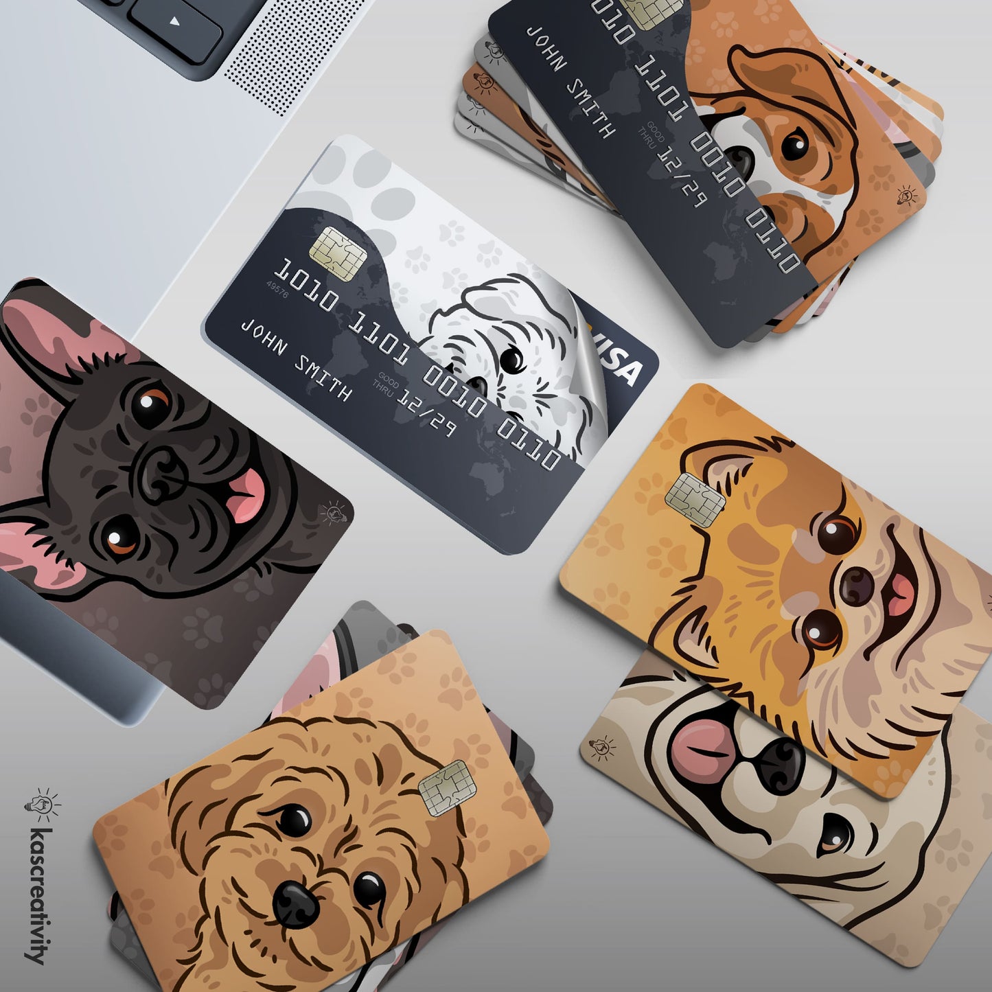 Dogs Collection - Card Skin Stickers