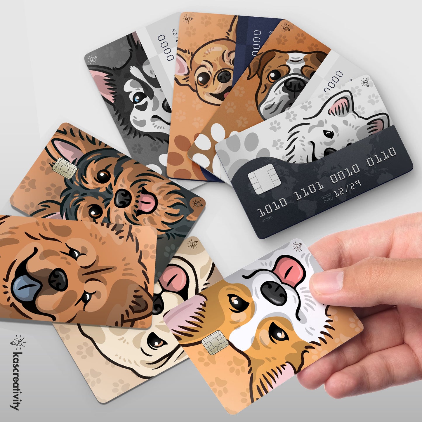 Dogs Collection - Card Skin Stickers