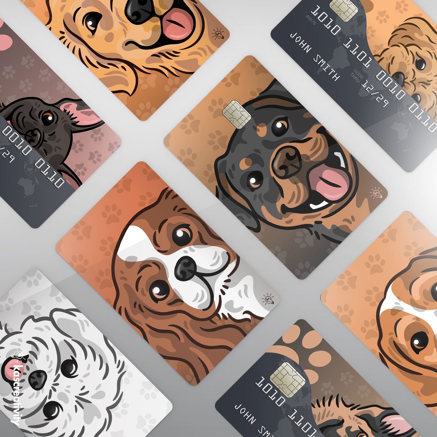Dogs Collection - Card Skin Stickers