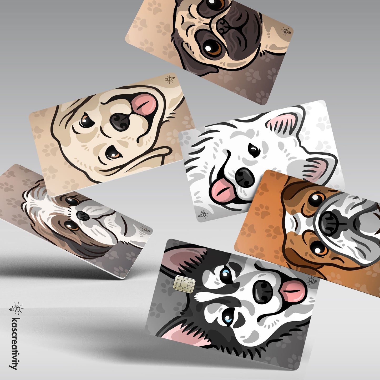 Dogs Collection - Card Skin Stickers