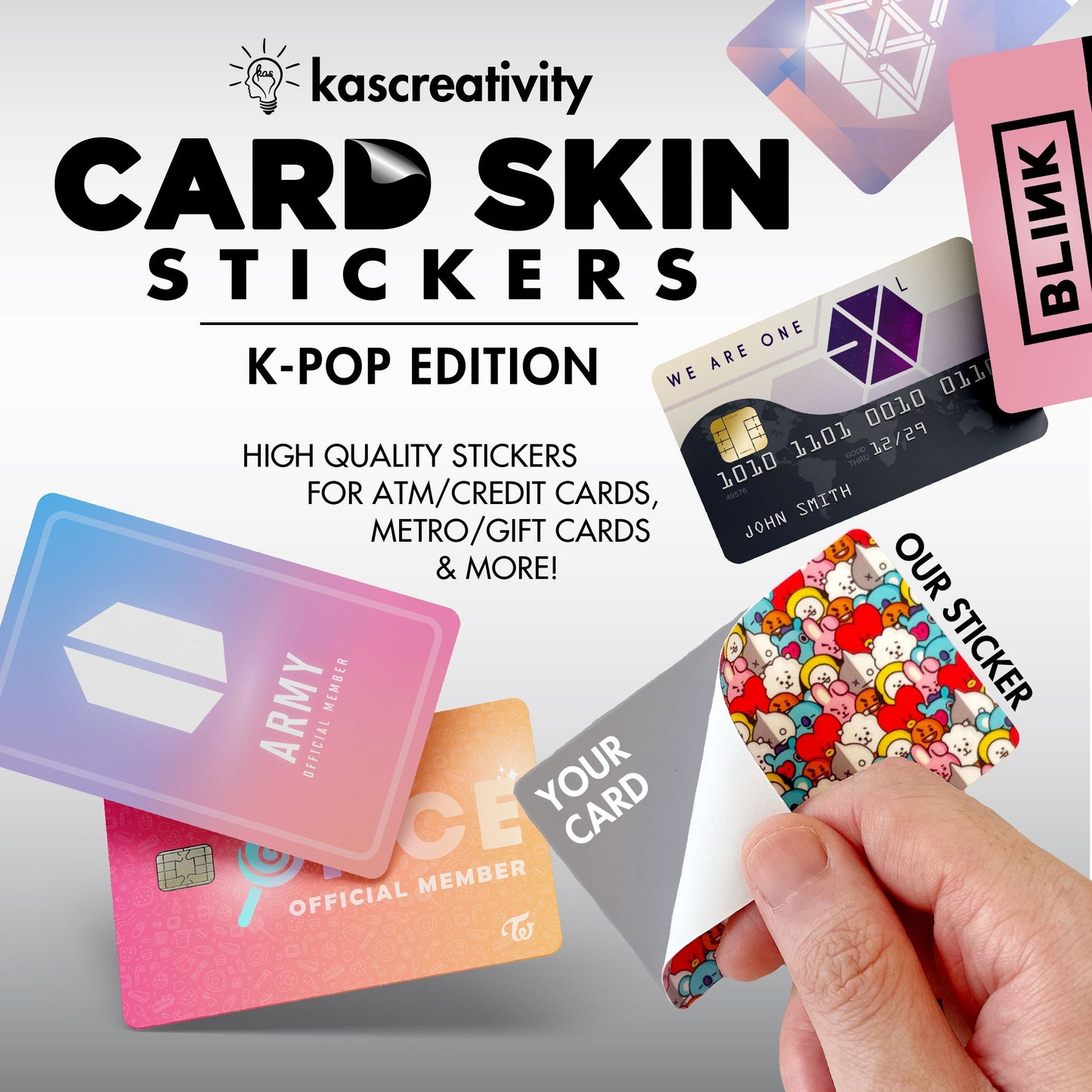 K-Pop Collection - Card Skin Stickers