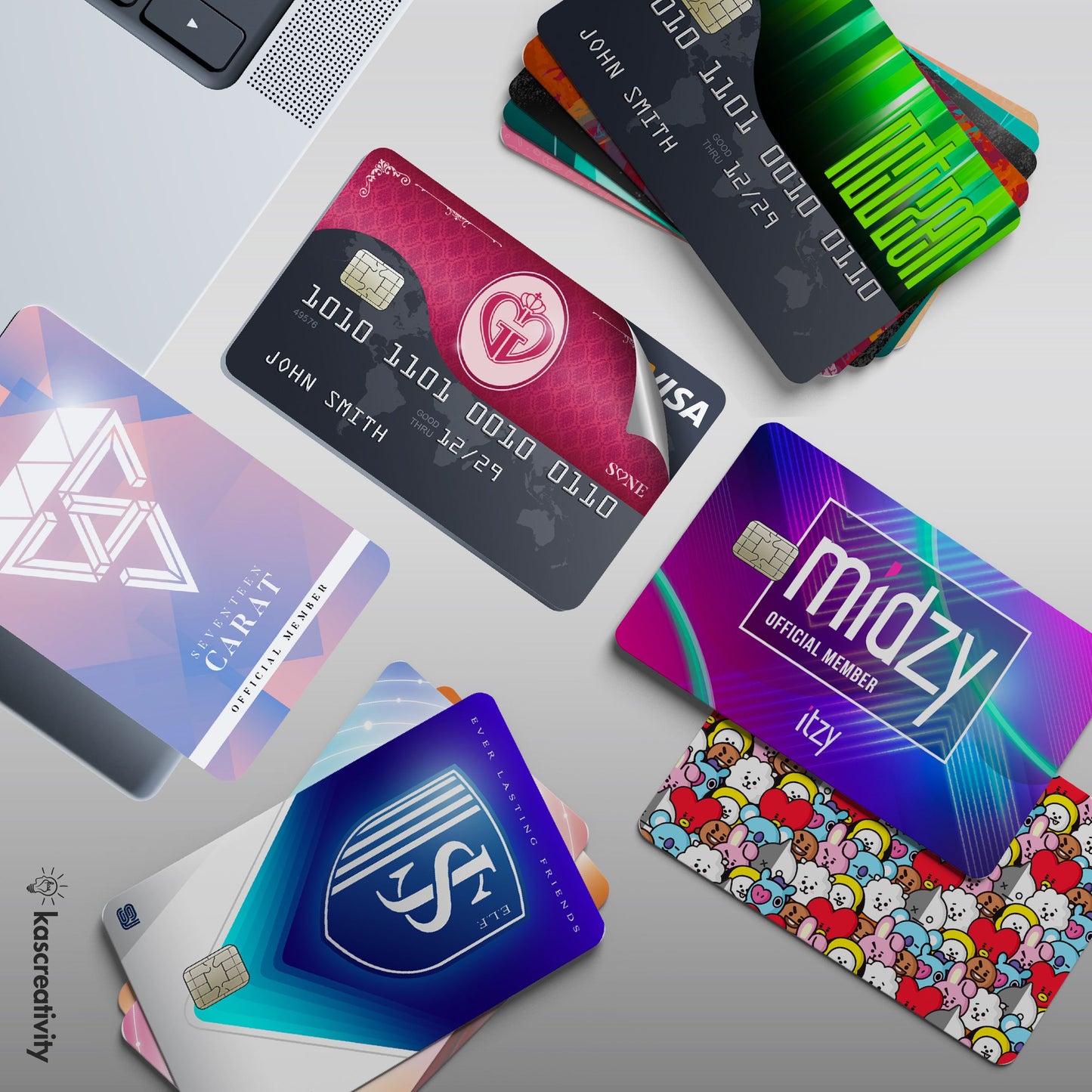 K-Pop Collection - Card Skin Stickers