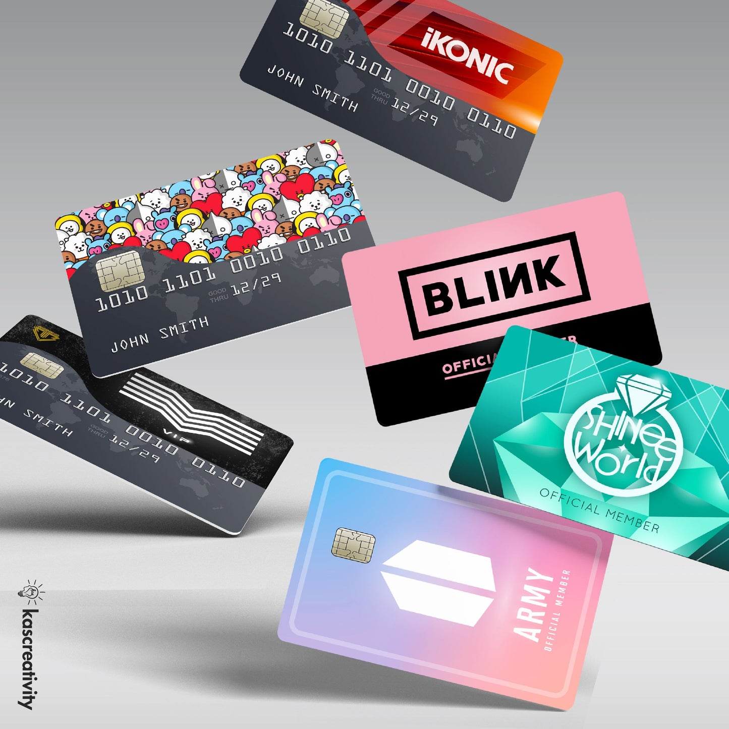 K-Pop Collection - Card Skin Stickers