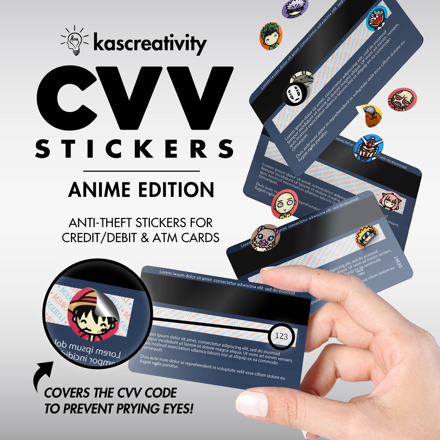 Anime Collection - CVV Stickers
