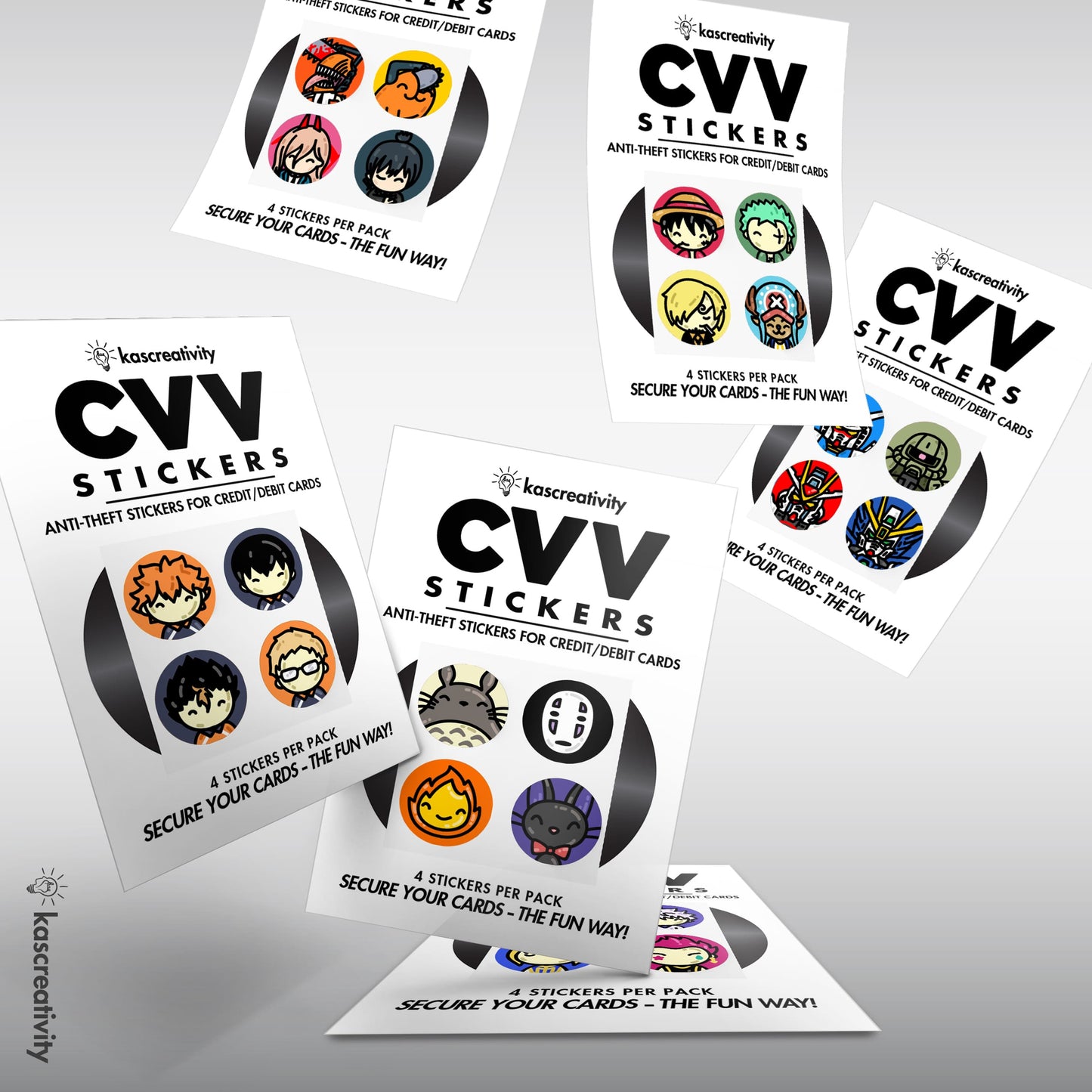 Anime Collection - CVV Stickers