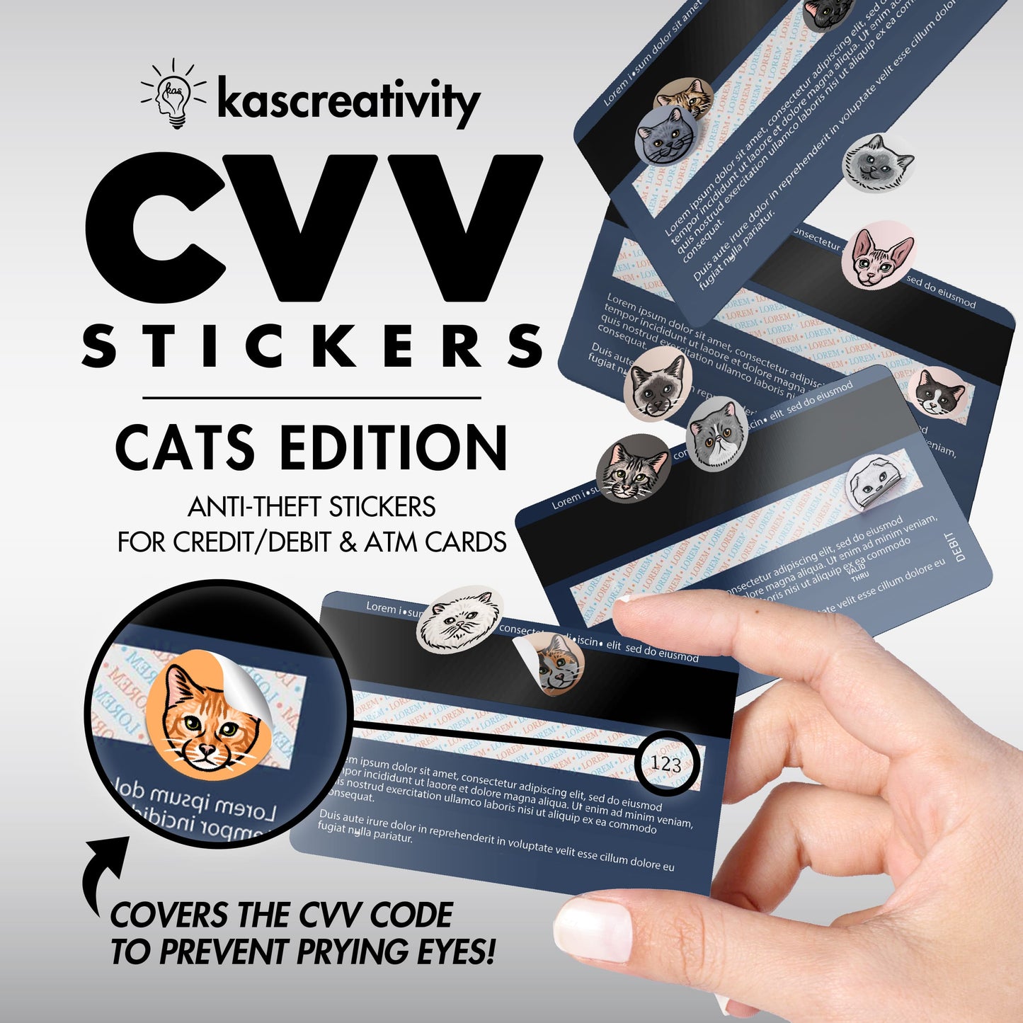 Cats Collection - CVV Stickers