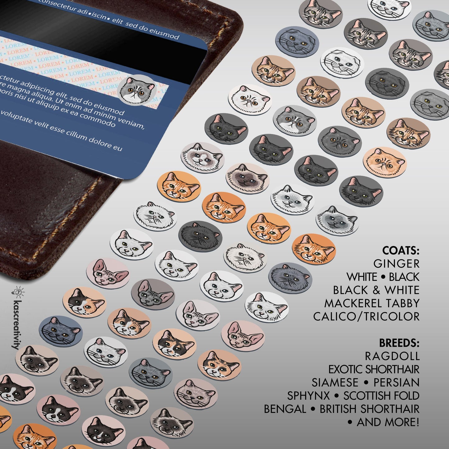 Cats Collection - CVV Stickers