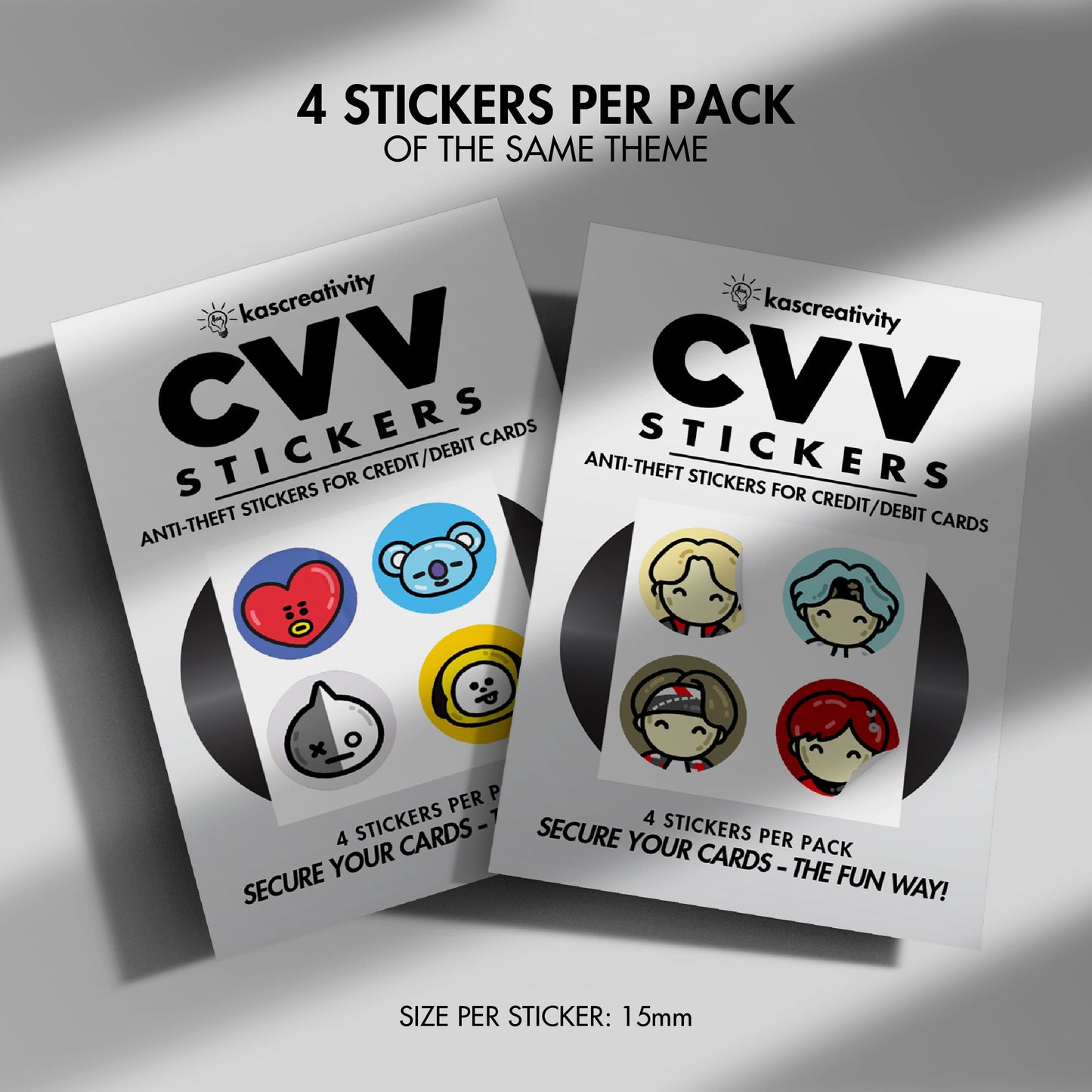 K-Pop Collection - CVV Stickers