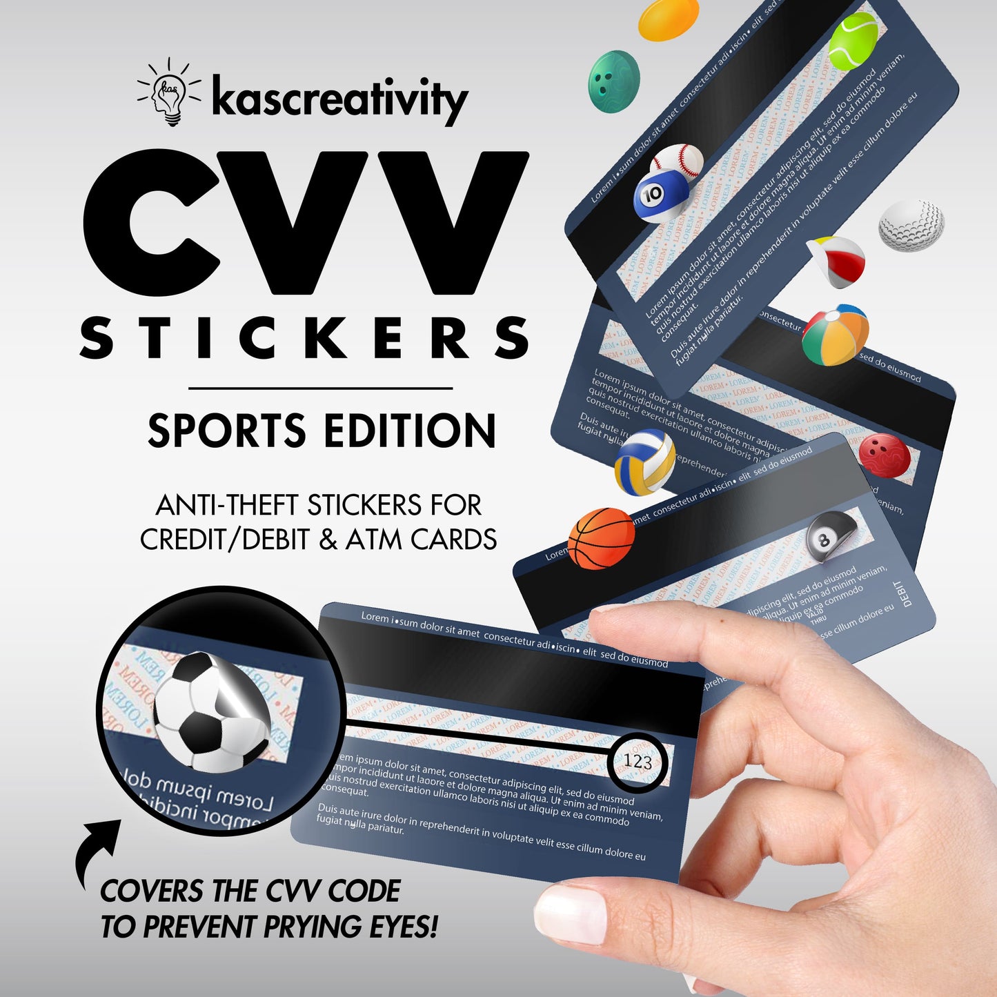 Sports Collection - CVV Stickers
