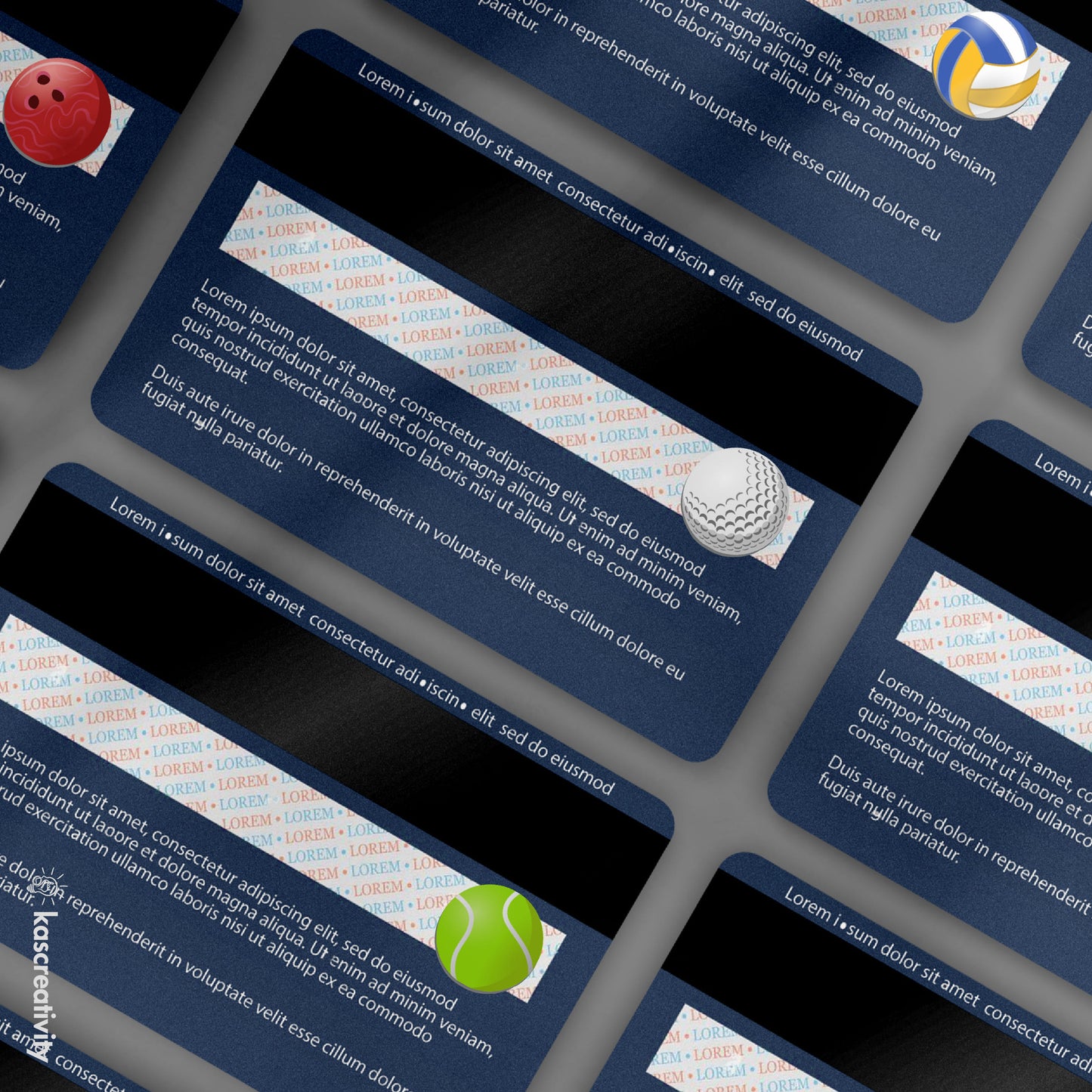 Sports Collection - CVV Stickers