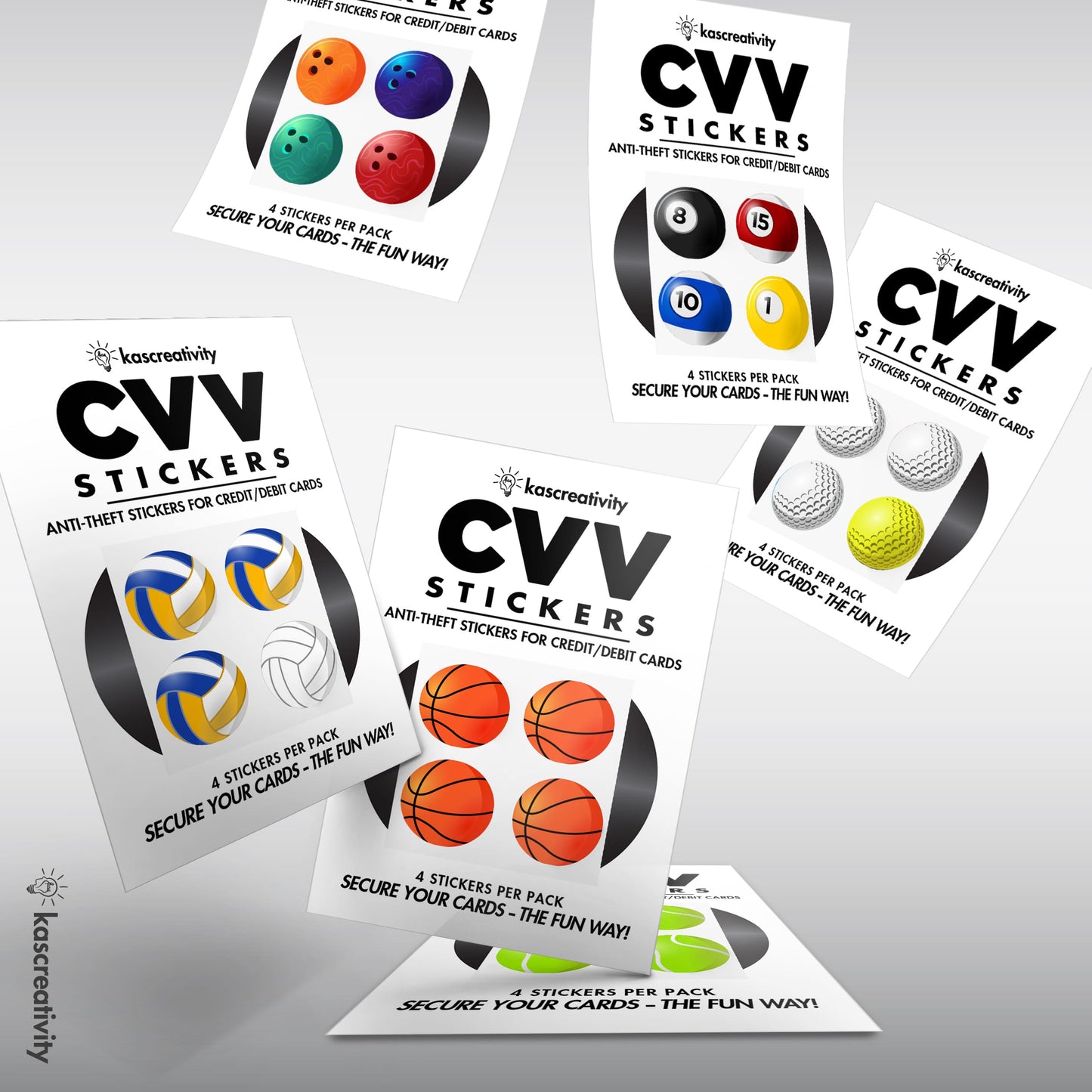 Sports Collection - CVV Stickers
