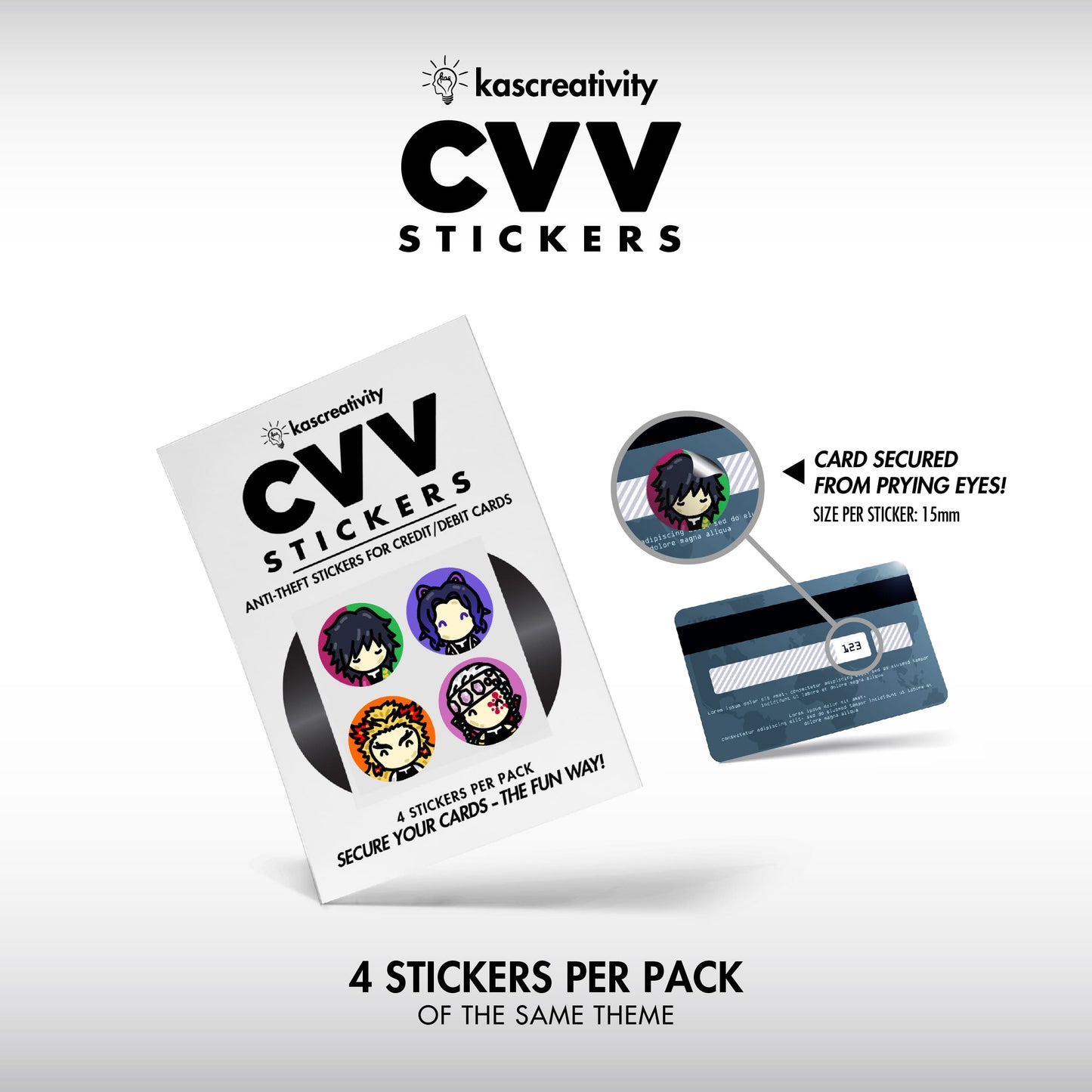 Anime Collection - CVV Stickers