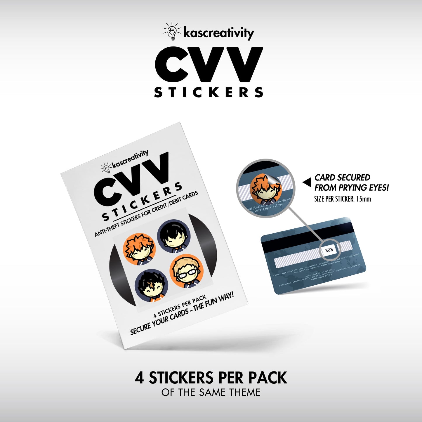 Anime Collection - CVV Stickers