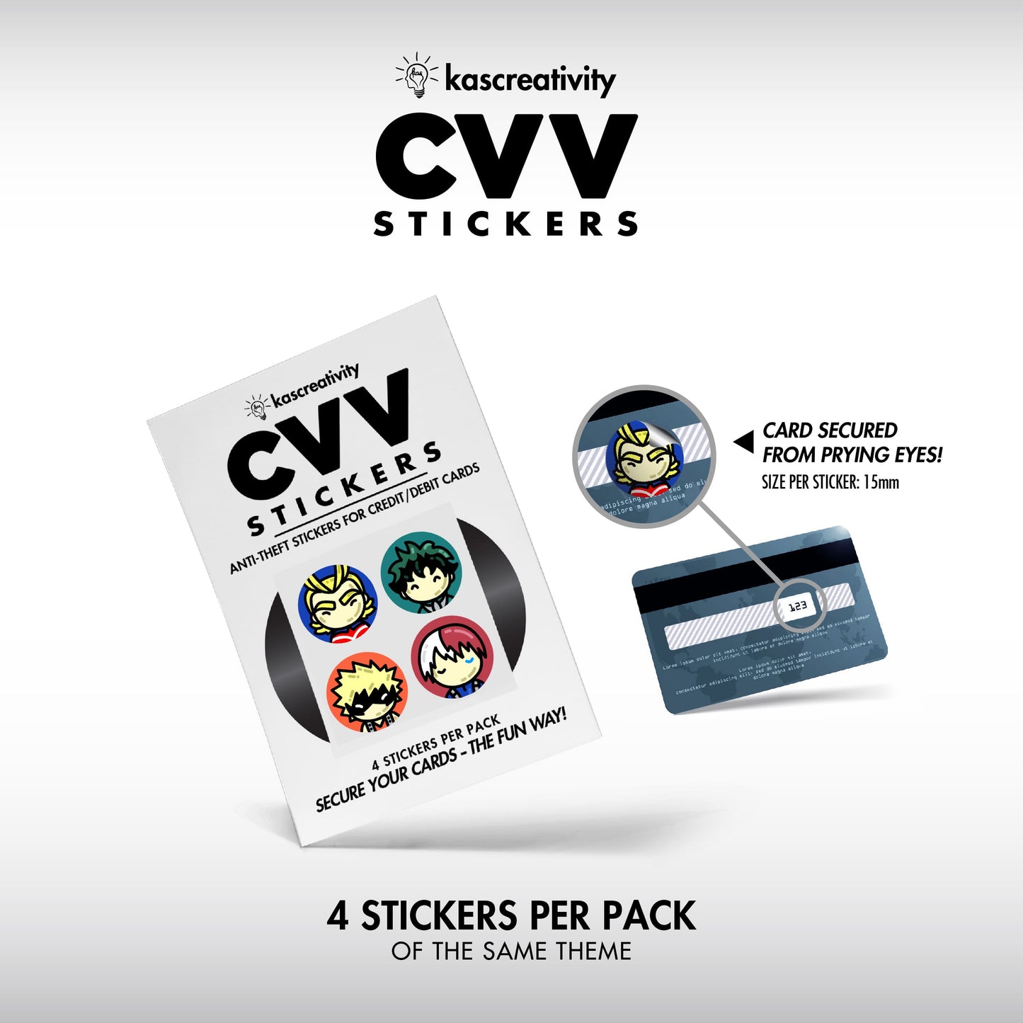 Anime Collection - CVV Stickers