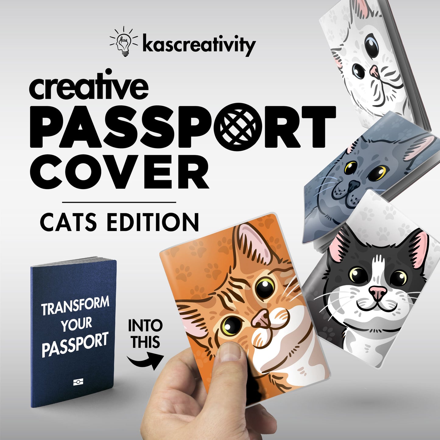 Cats Collection - Creative Passport Cover