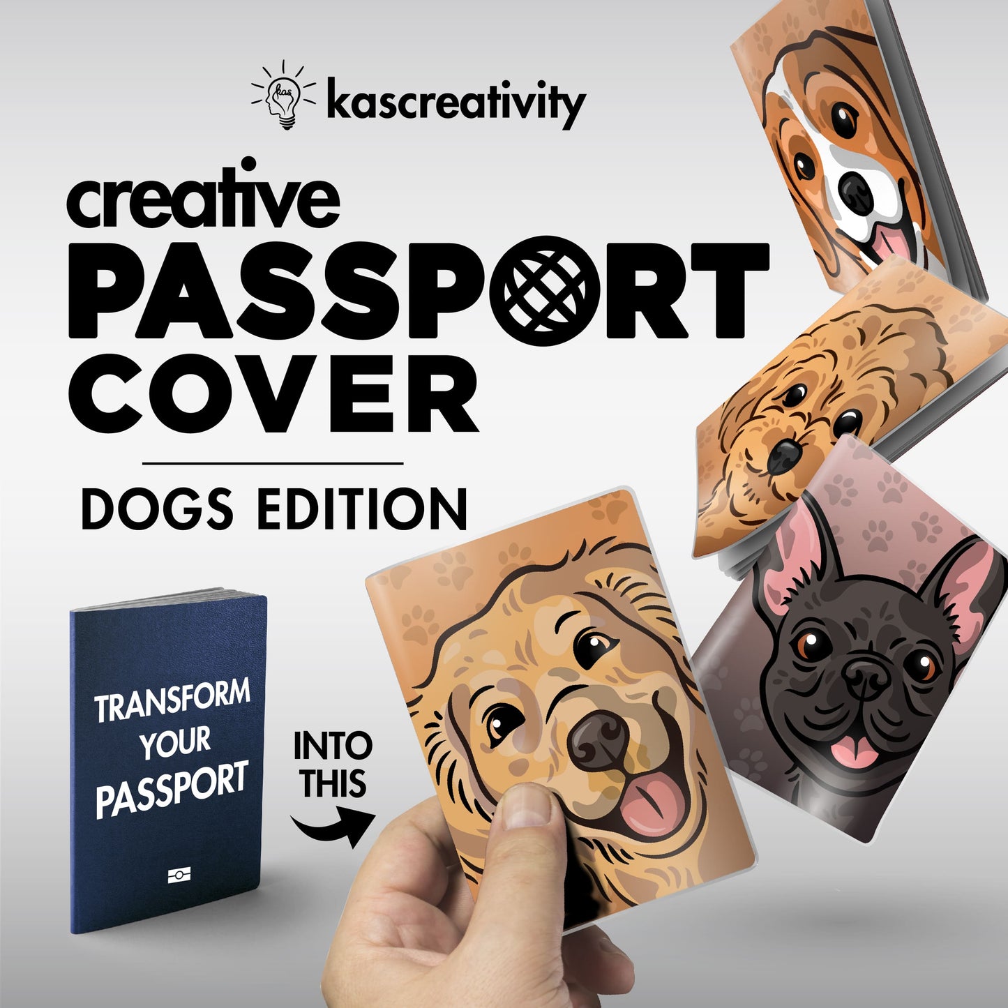 Dogs Collection - Creative Passport Cover