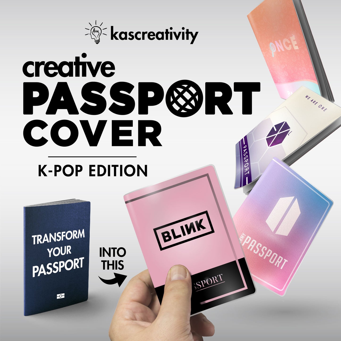 K-Pop Collection - Creative Passport Cover