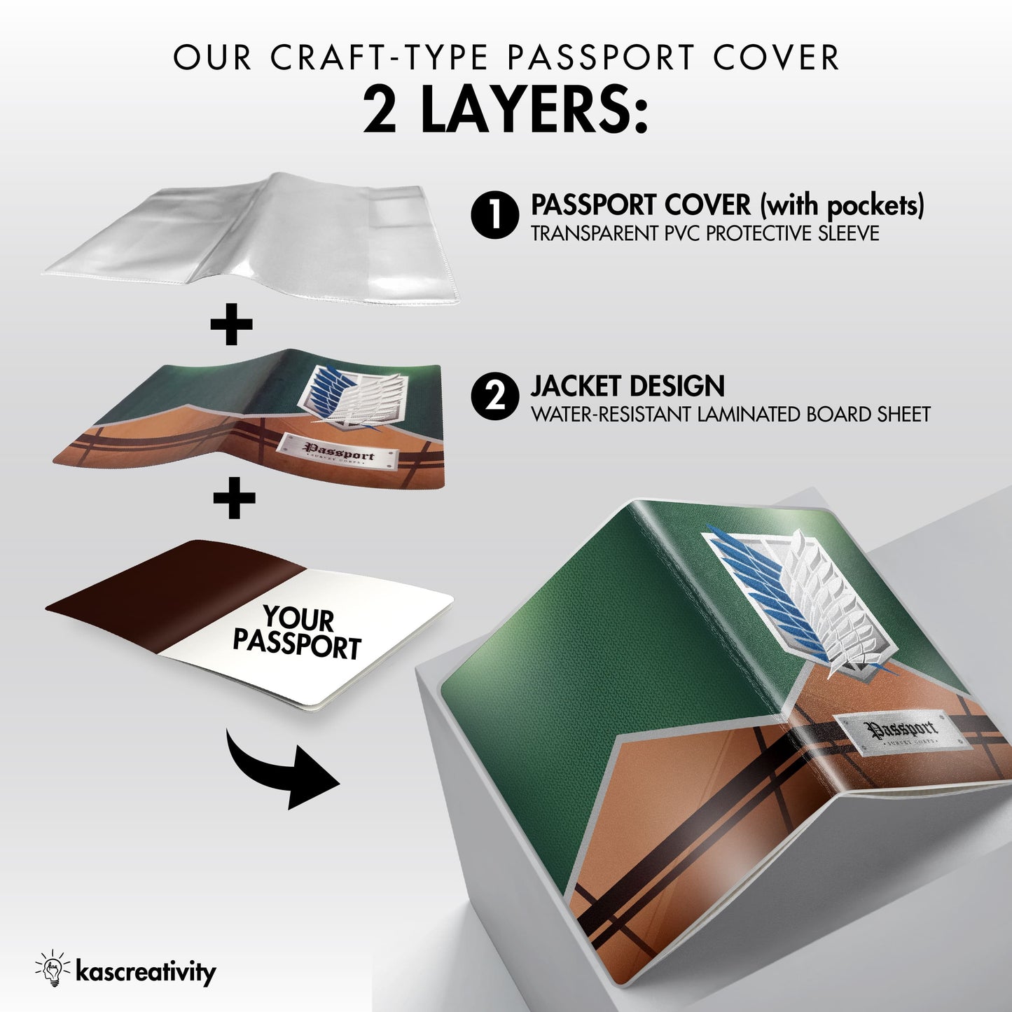 Anime Collection - Creative Passport Cover