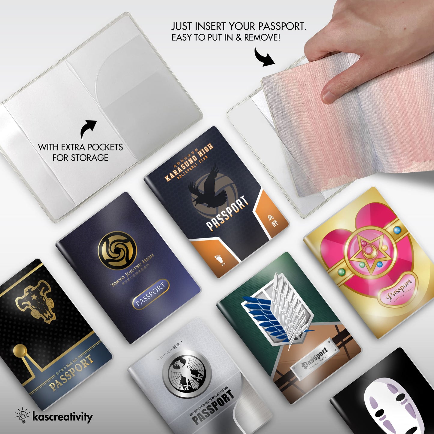 Anime Collection - Creative Passport Cover