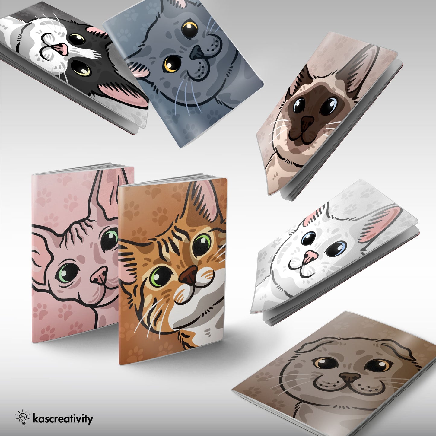Cats Collection - Creative Passport Cover