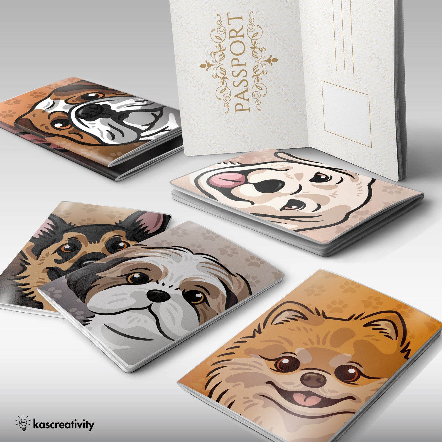 Dogs Collection - Creative Passport Cover