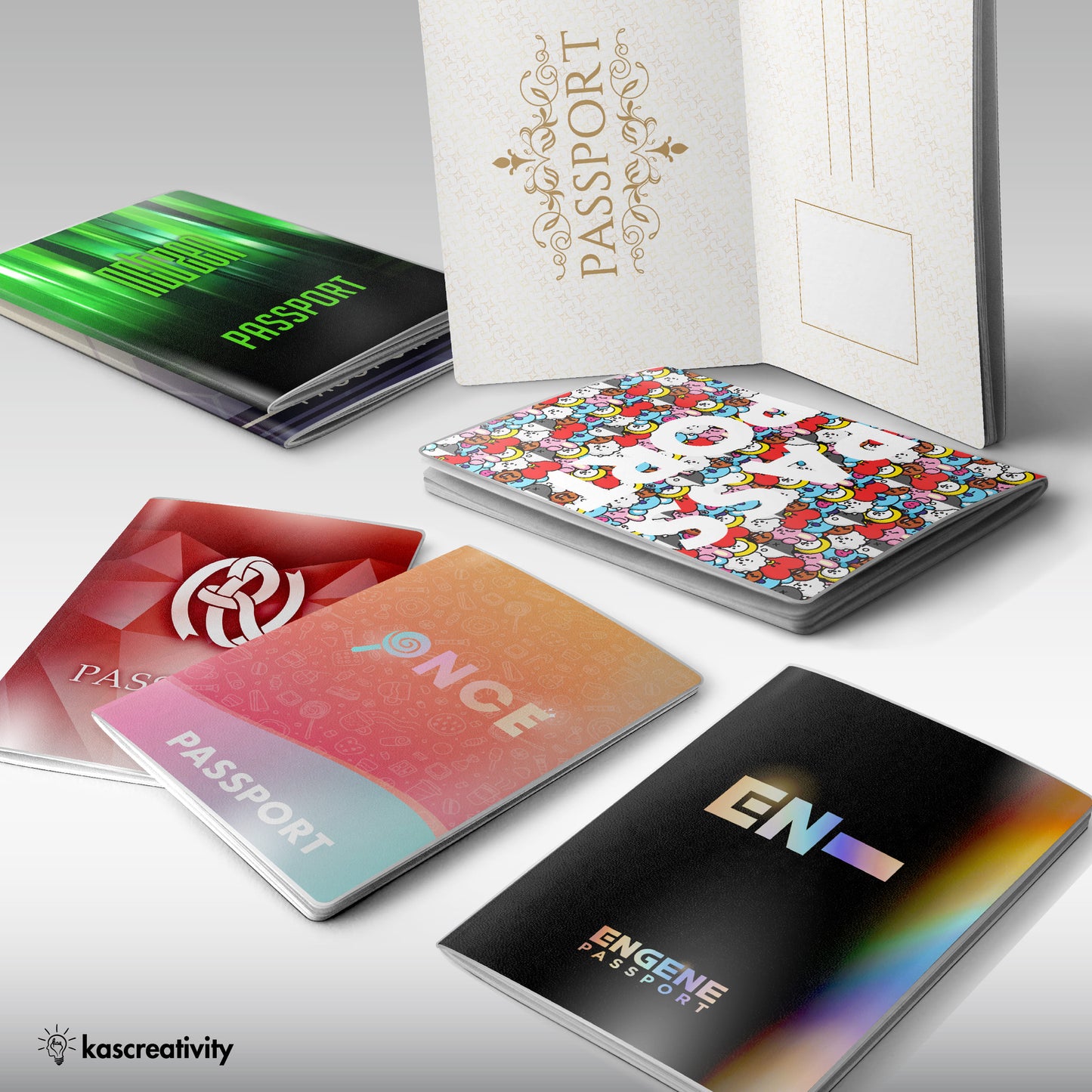 K-Pop Collection - Creative Passport Cover