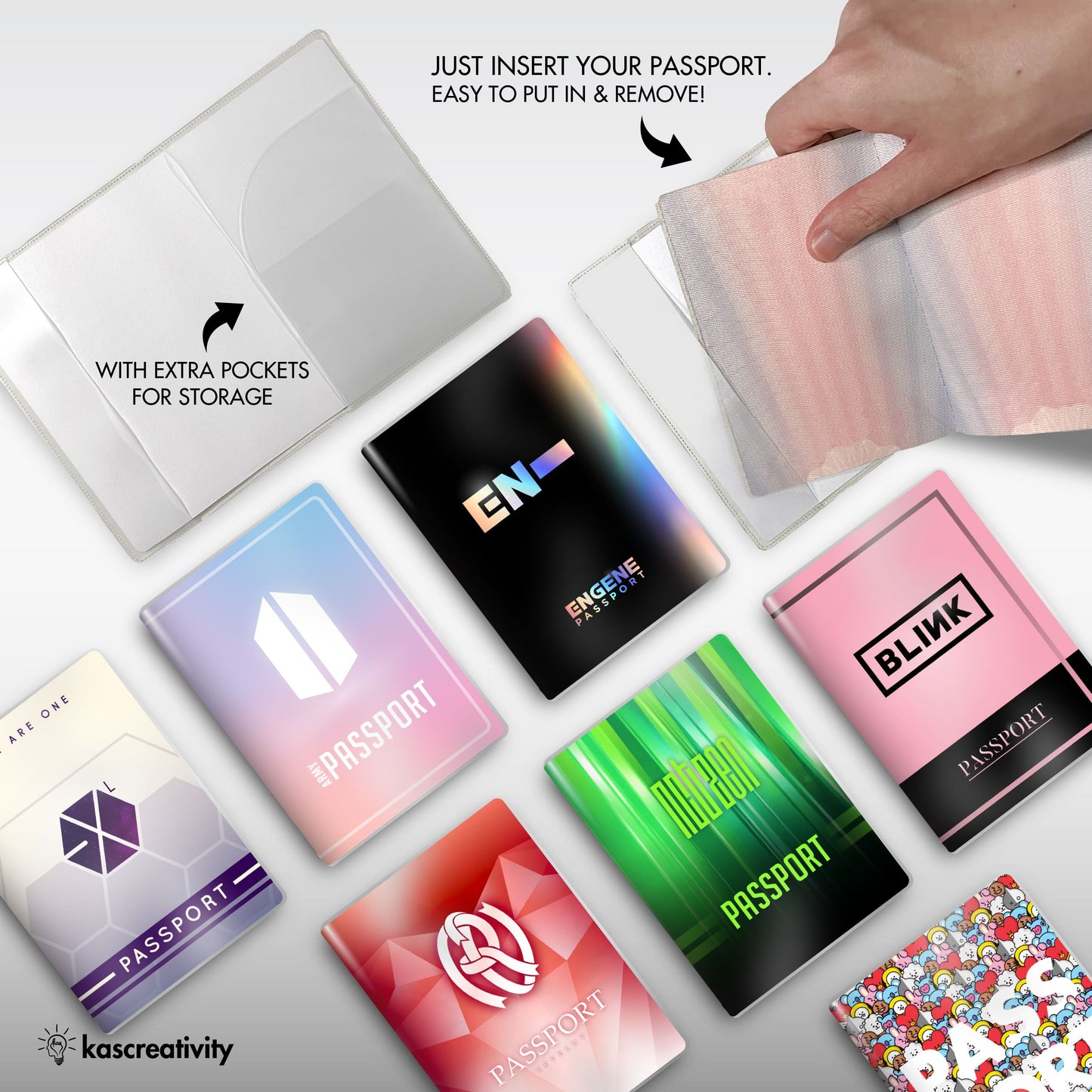 K-Pop Collection - Creative Passport Cover