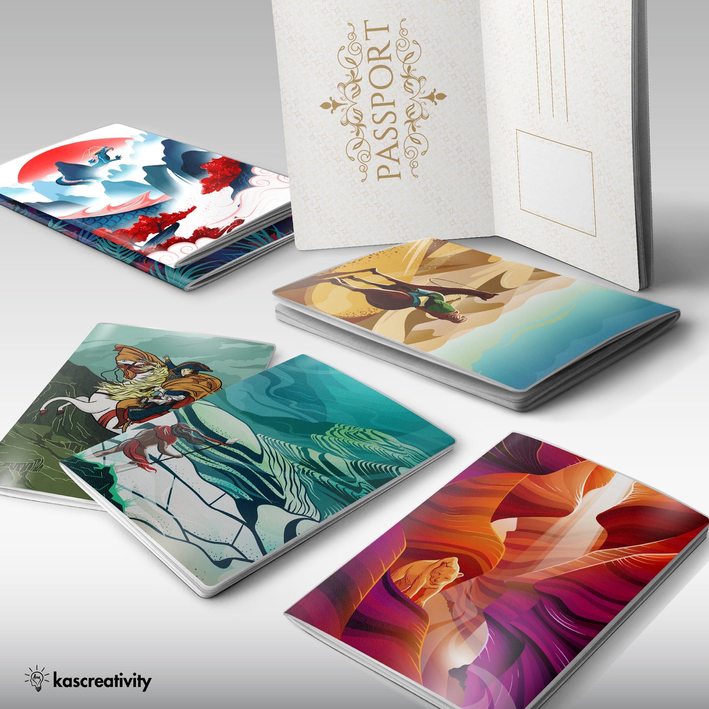 Illustrated Collection - Creative Passport Cover