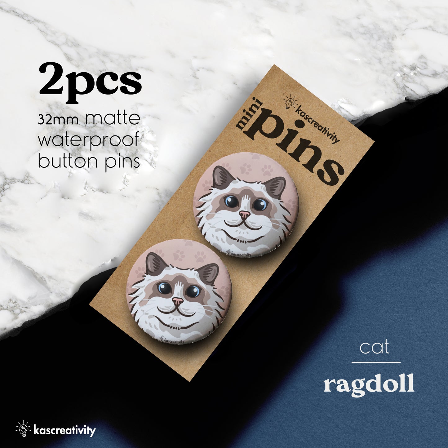 Dogs & Cats Mini Button Pins