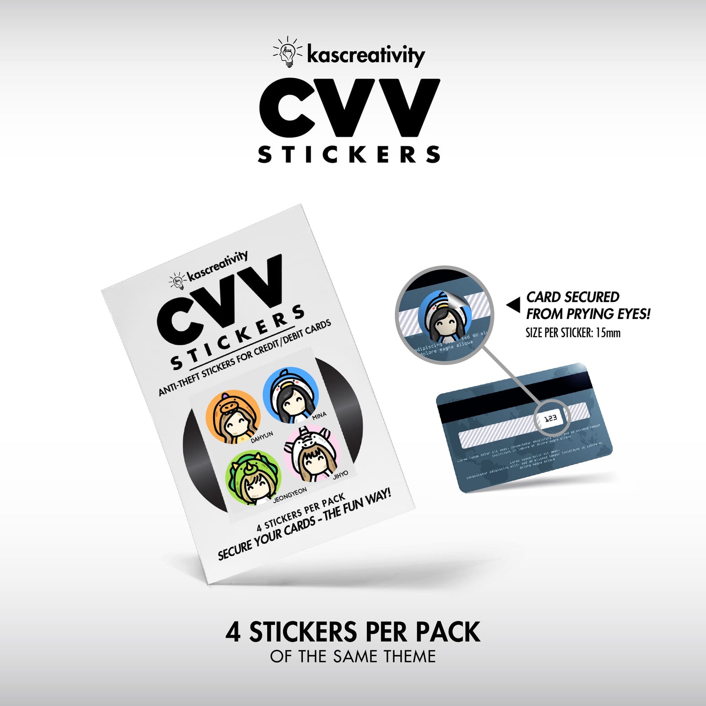 K-Pop Collection - CVV Stickers
