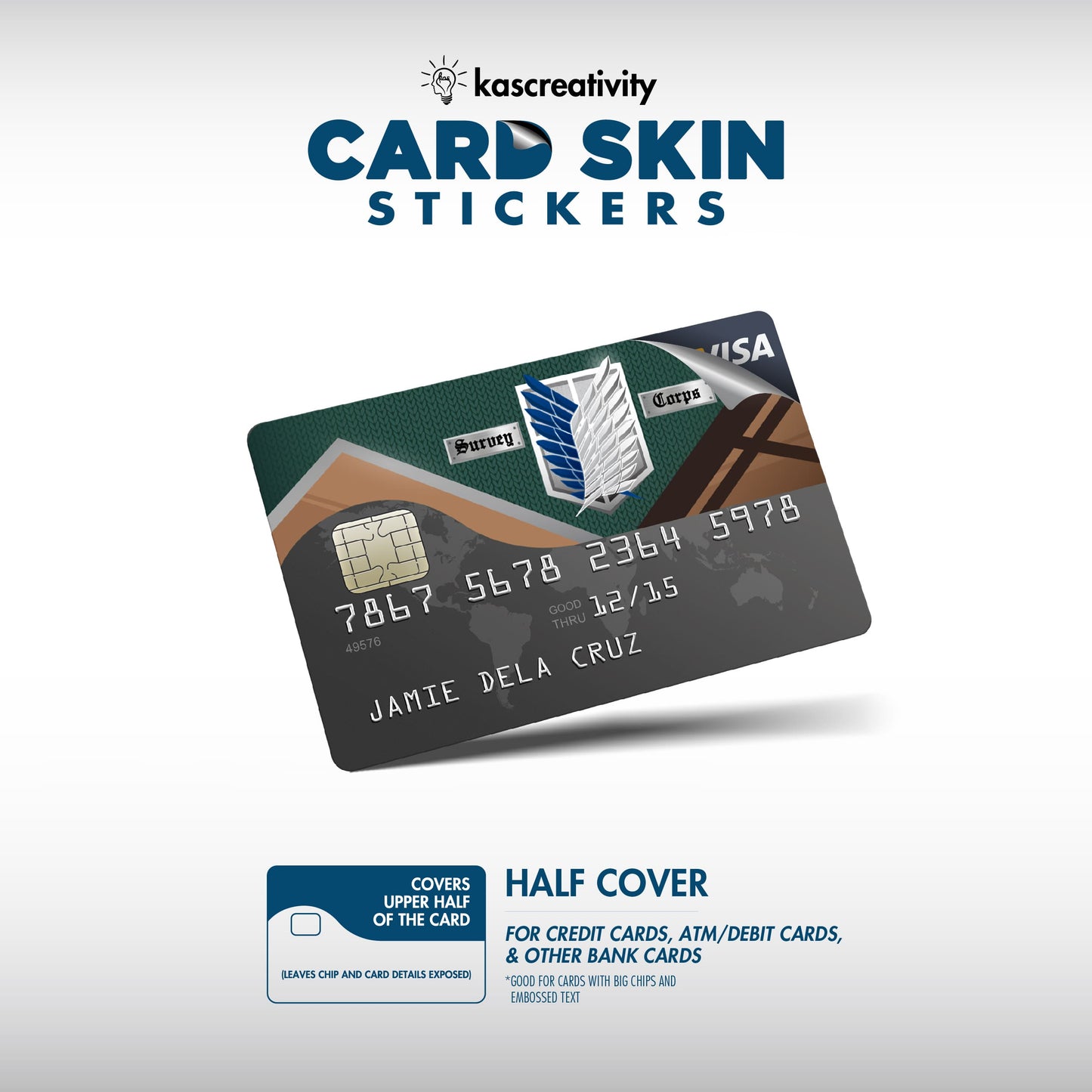 Anime Collection - Card Skin Stickers